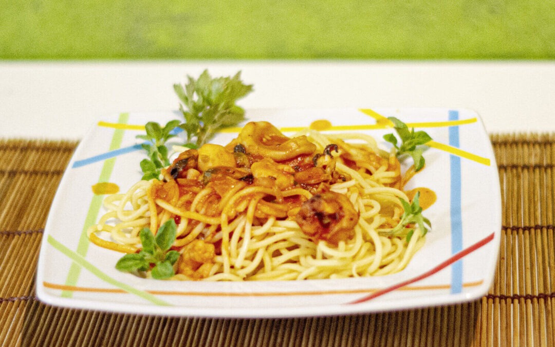 Rezept Spaghetti Frutti di Mare mit Apfelcider